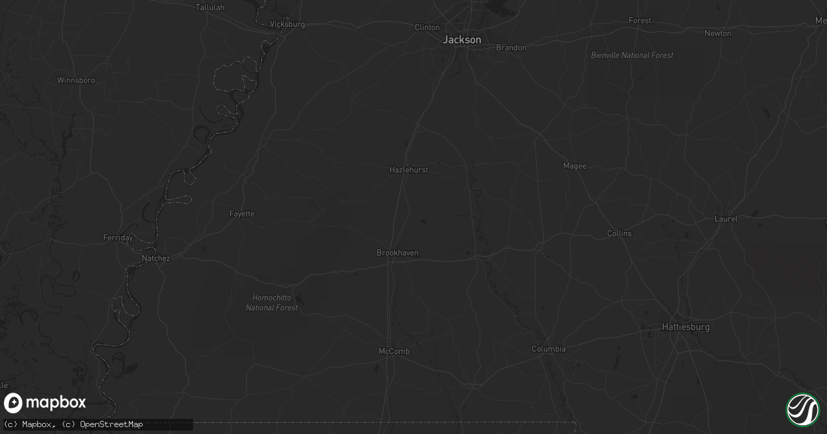 Hail map in Collins, GA on March 27, 2023
