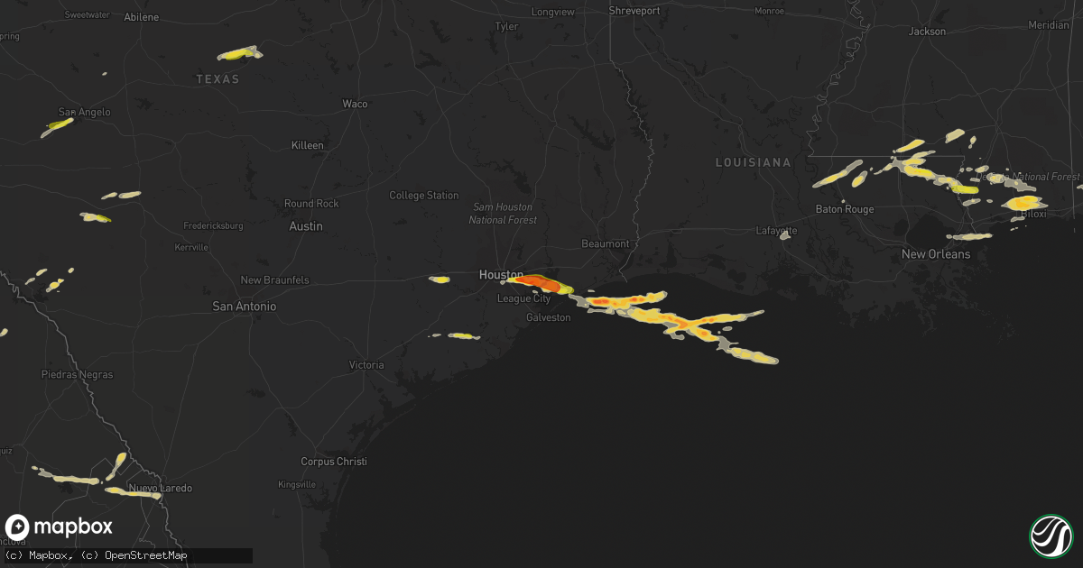 Hail map on March 27, 2023