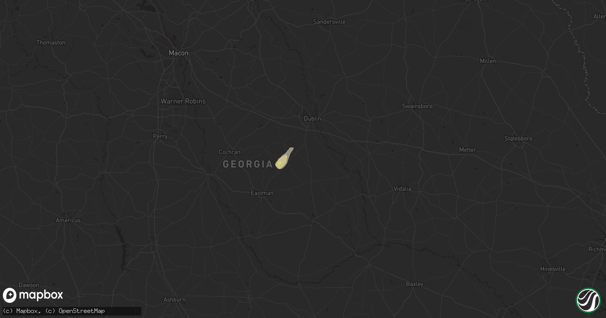 Hail map in Rentz, GA on March 27, 2024
