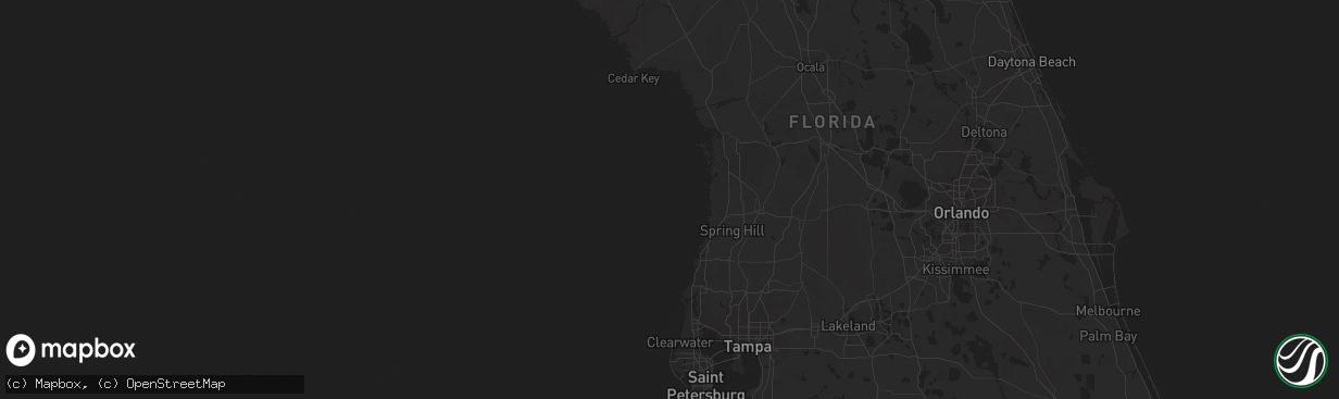 Hail map in Carrabelle, FL on March 28, 2011