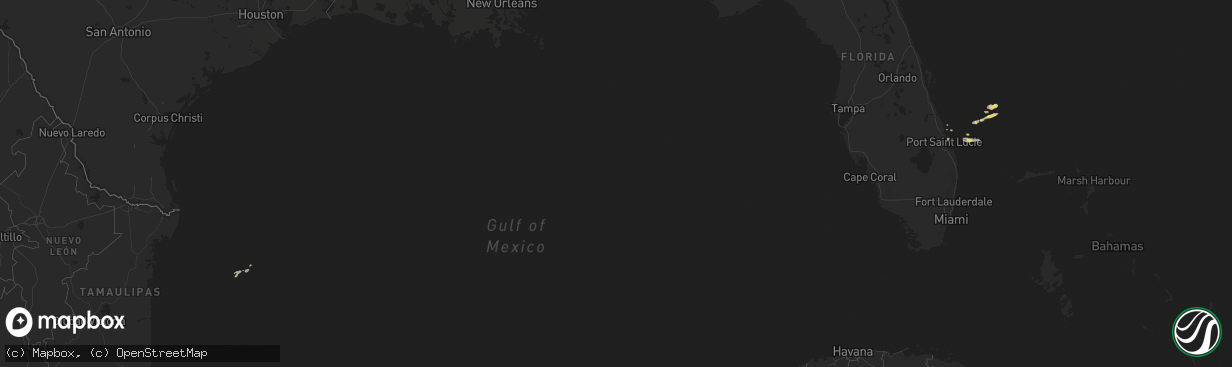 Hail map on March 28, 2016