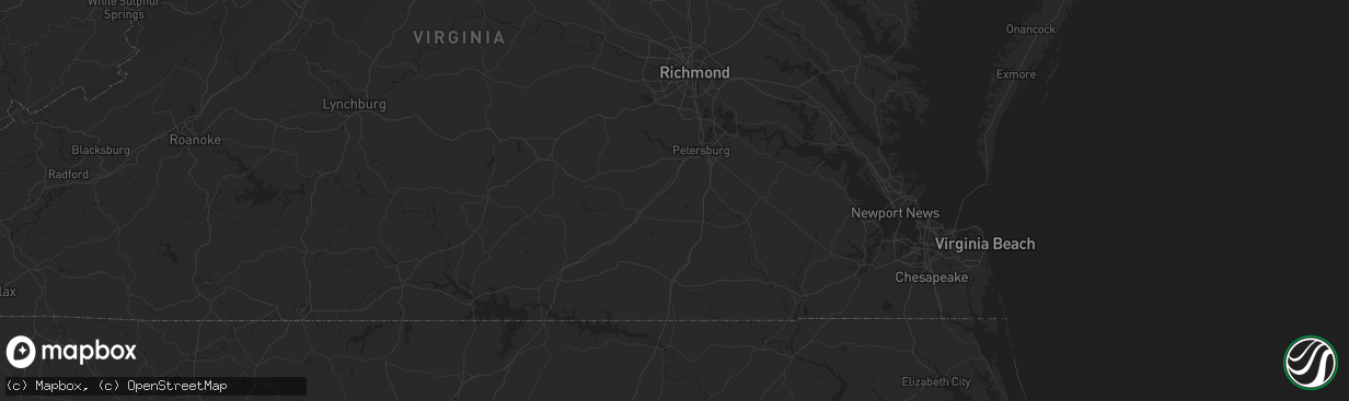 Hail map in Brick, NJ on March 28, 2021