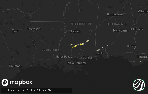 Hail map preview on 03-28-2023