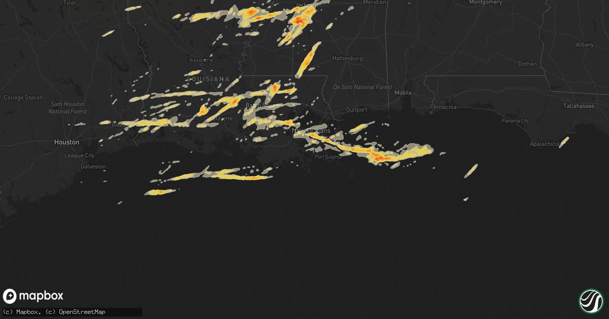 Hail map on March 29, 2011