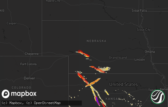 Hail map preview on 03-29-2013