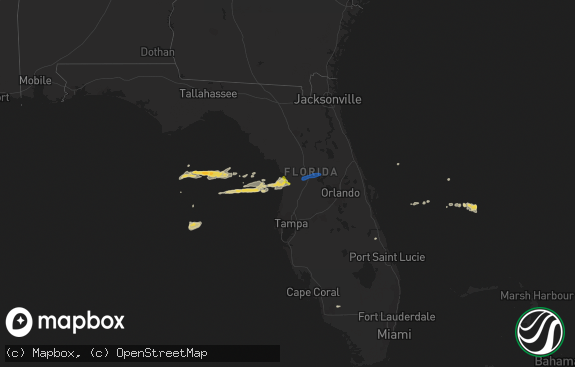 Hail map preview on 03-29-2014
