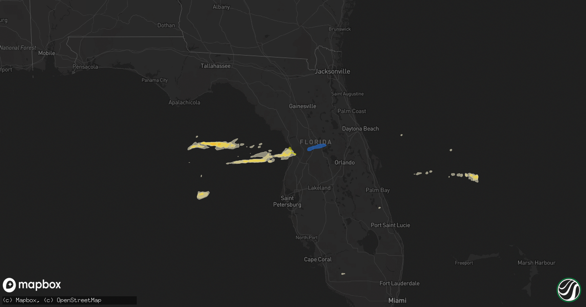 Hail map on March 29, 2014