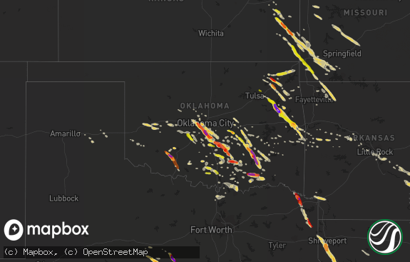 Hail map preview on 03-30-2013