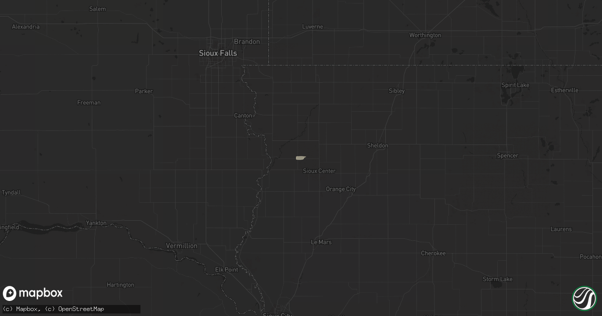 Hail map in Rock Valley, IA on March 30, 2018