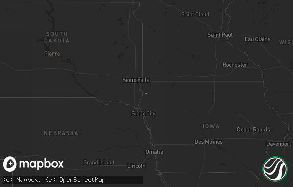 Hail map preview on 03-30-2018