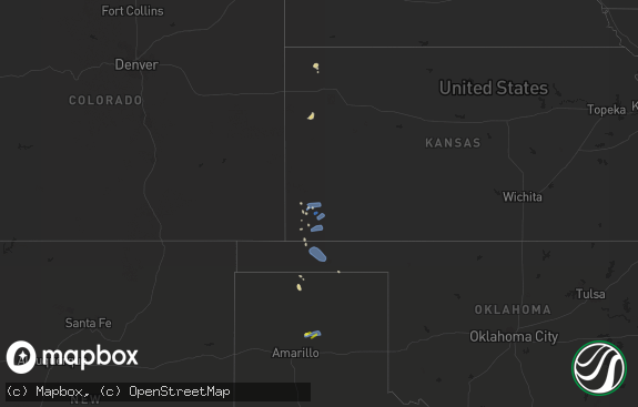 Hail map preview on 03-30-2020