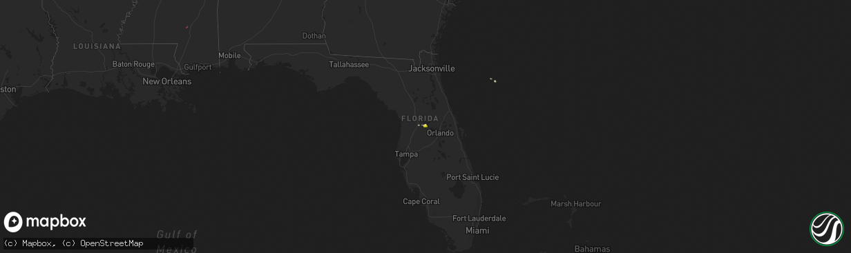 Hail map on March 30, 2021