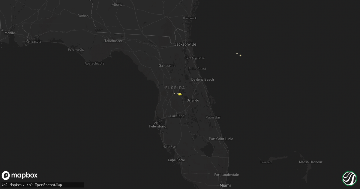 Hail map on March 30, 2021