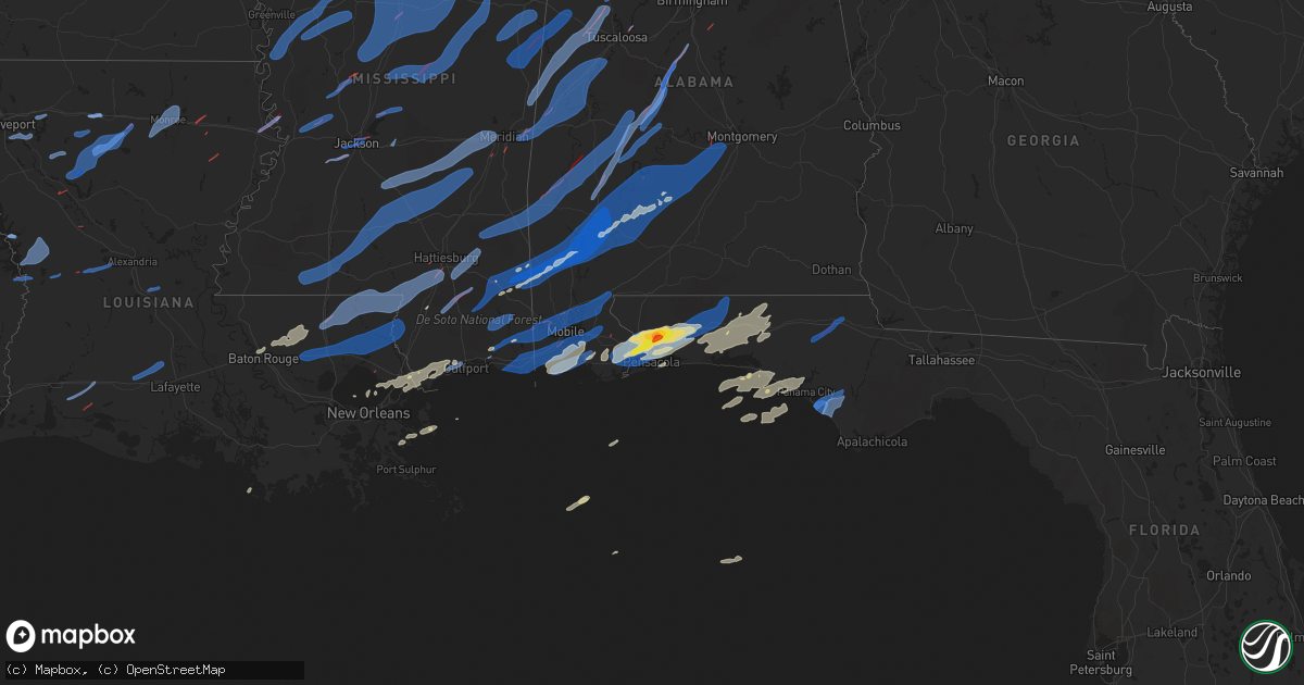 Hail map on March 30, 2022