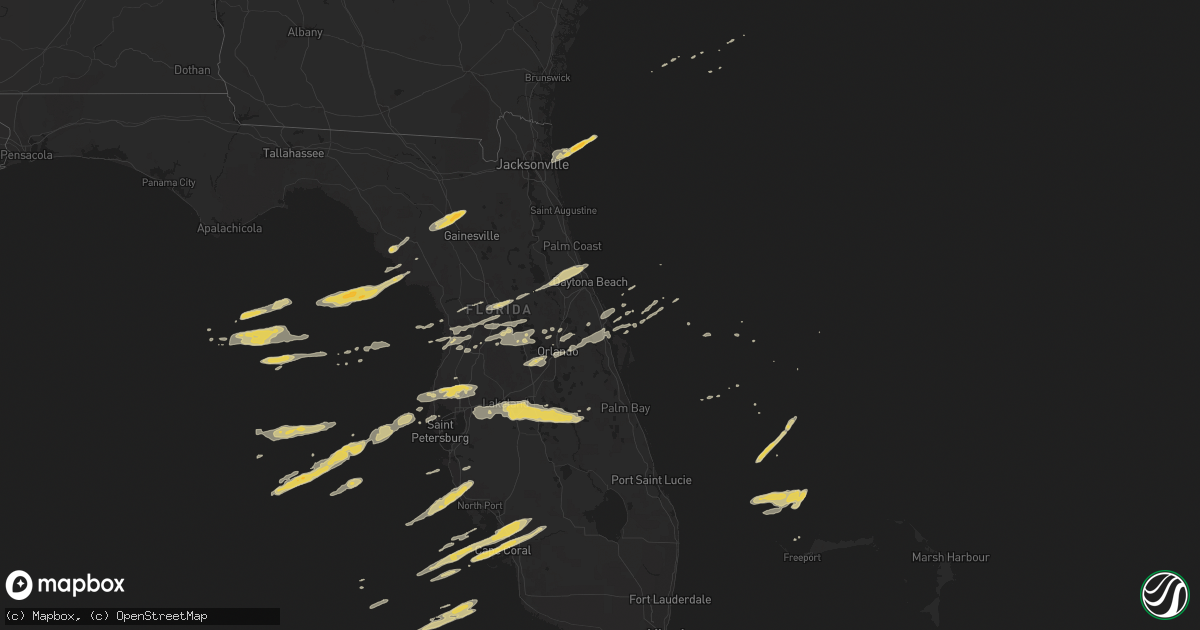 Hail map on March 31, 2011