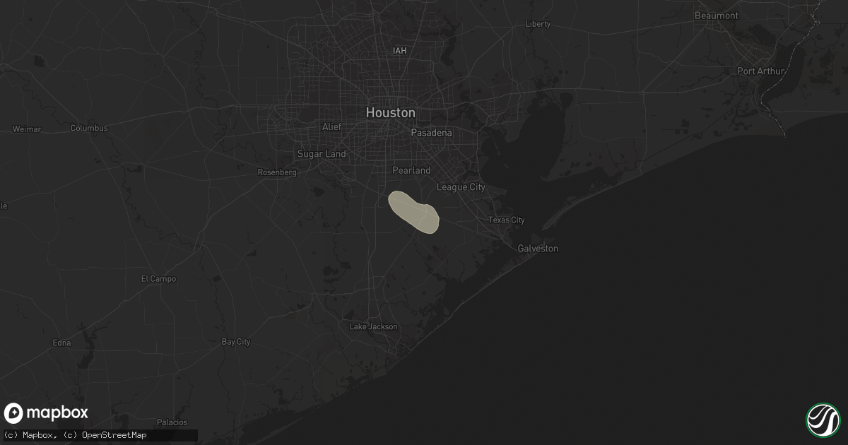 Hail map in Alvin, TX on March 31, 2013