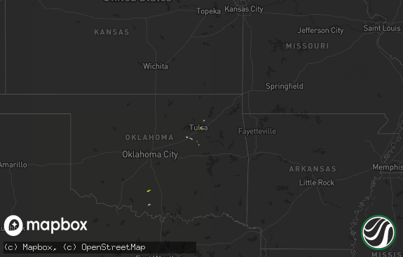 Hail map preview on 03-31-2014