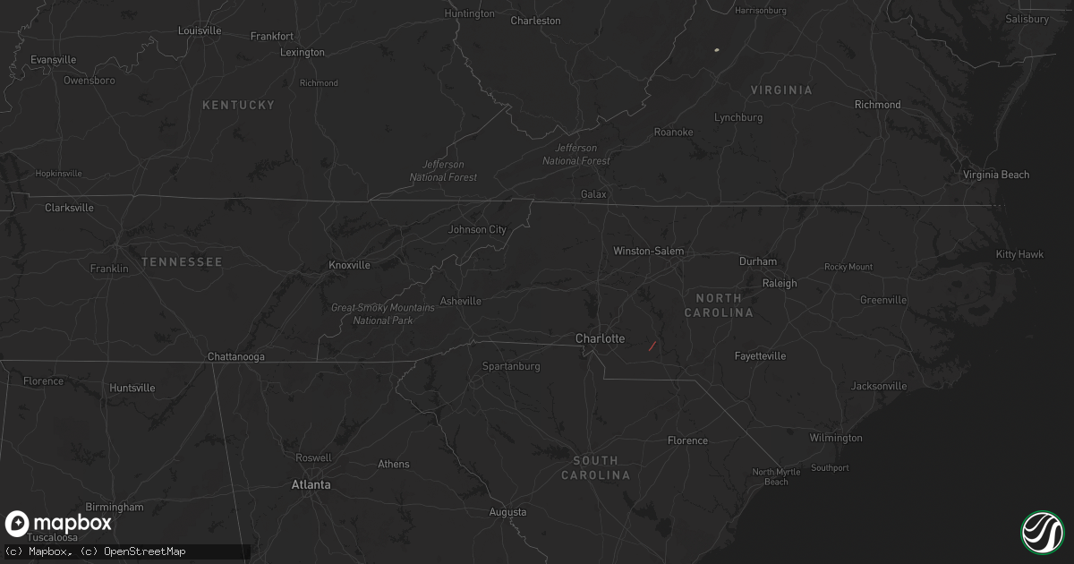 Hail map in Pennsylvania on March 31, 2022