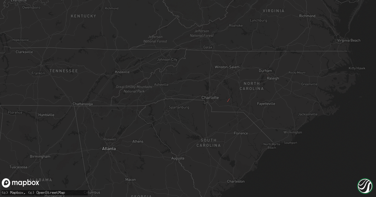 Hail map on March 31, 2022