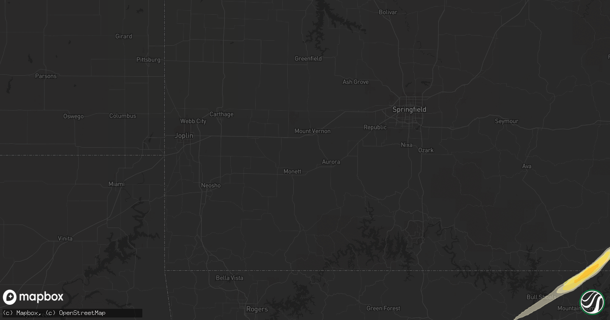Hail map in Lakeview, AR on March 31, 2023