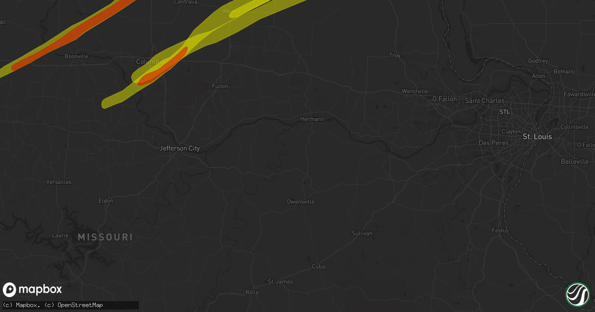 Hail map in Little Rock, AR on March 31, 2023