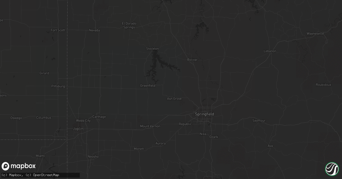 Hail map in Mabank, TX on March 31, 2023
