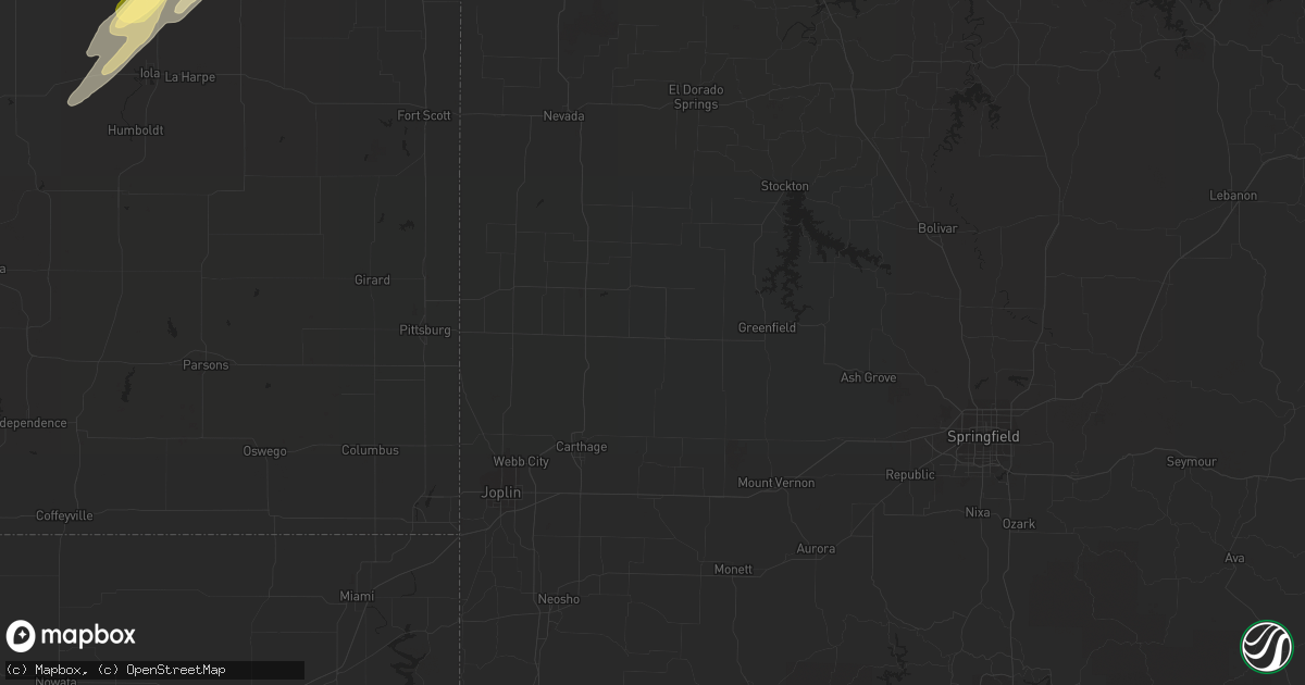 Hail map in Malta Bend, MO on March 31, 2023