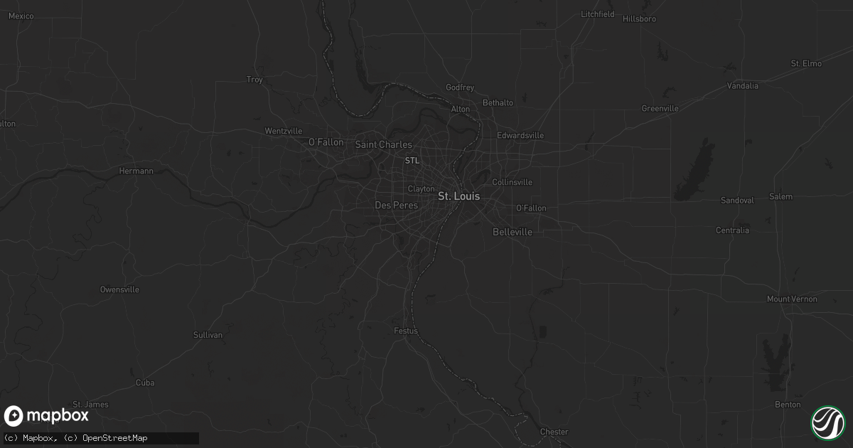Hail map in Merrillville, IN on March 31, 2023