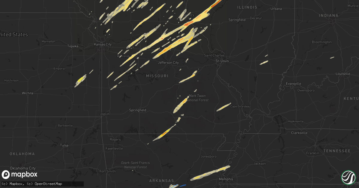 Hail map in New Mexico on March 31, 2023