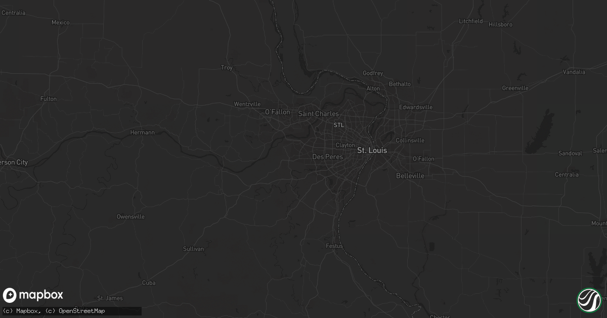 Hail map in Streator, IL on March 31, 2023