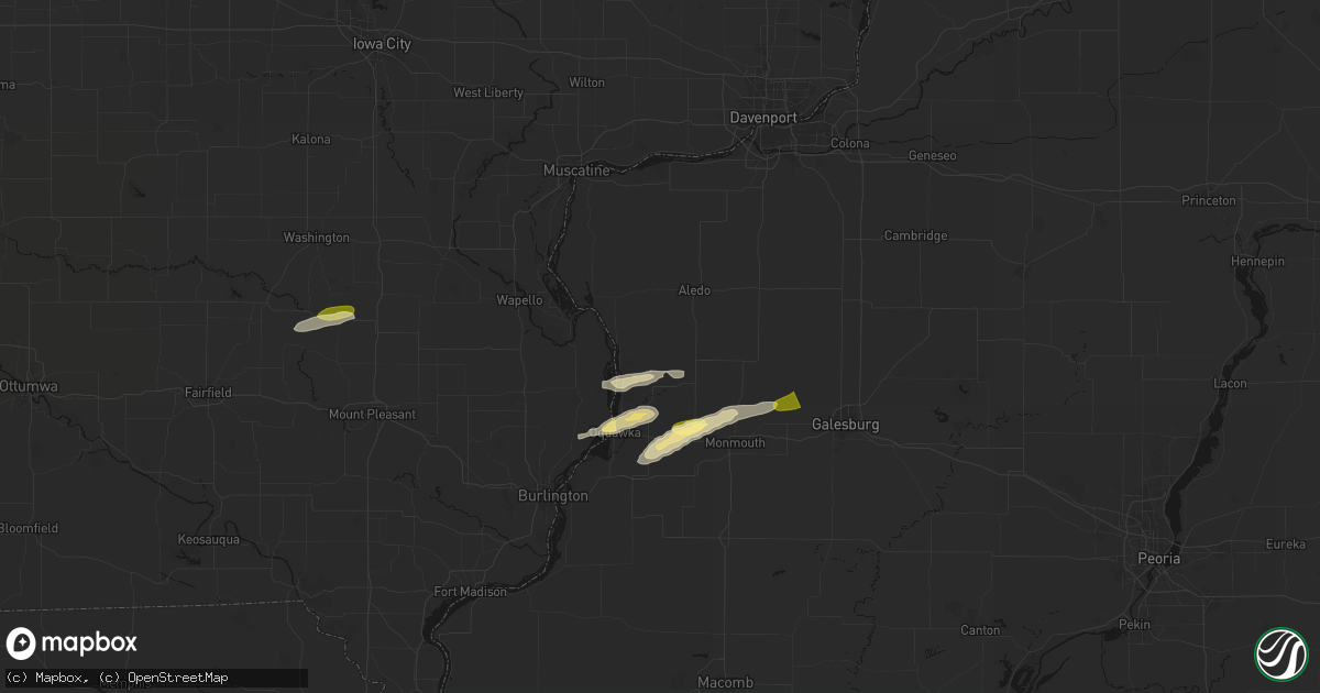 Hail map in Seaton, IL on March 31, 2026
