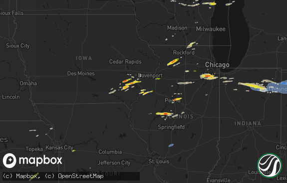 Hail map preview on 03-31-2026