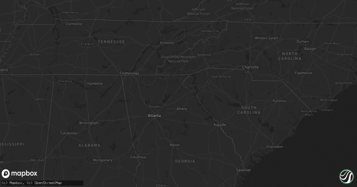 Hail map in Louisiana on April 1, 2022