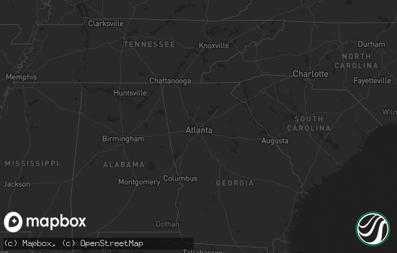 Hail map preview on 04-01-2022