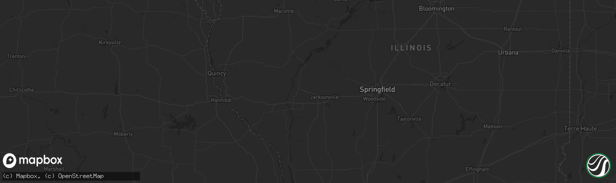 Hail map in Chapin, IL on April 1, 2024