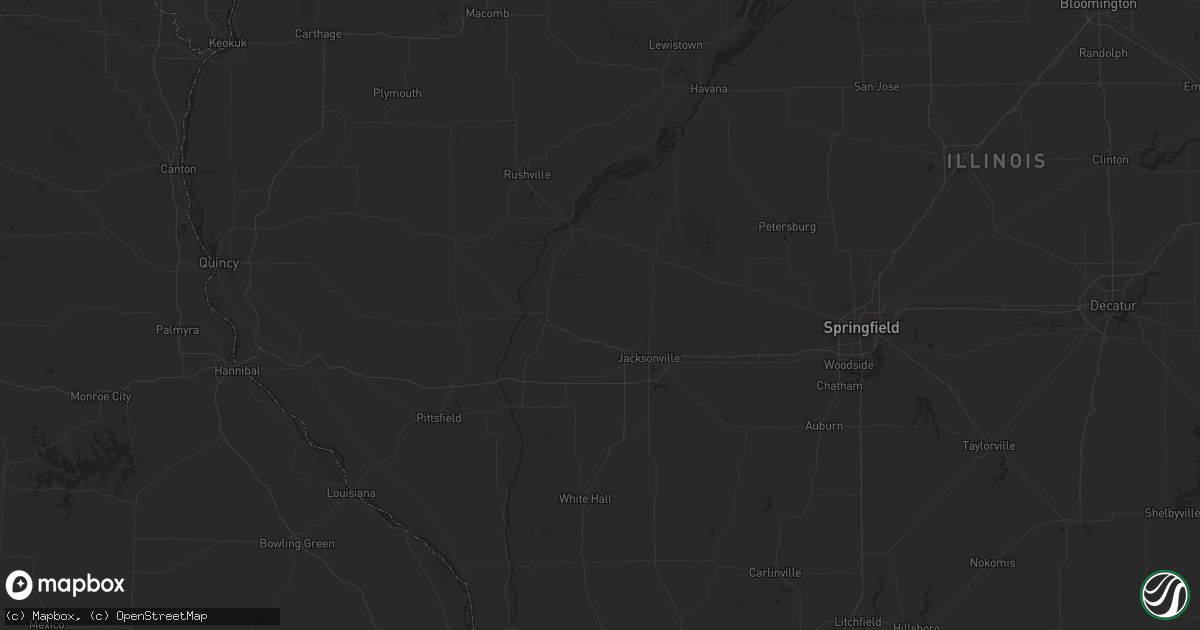 Hail map in Concord, IL on April 1, 2024
