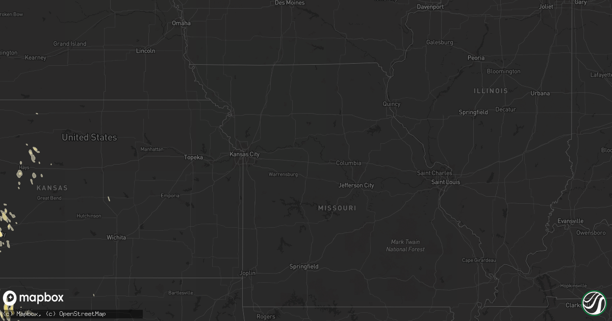 Hail map in Wisconsin on April 2, 2012