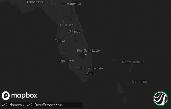 Hail map preview on 04-02-2019