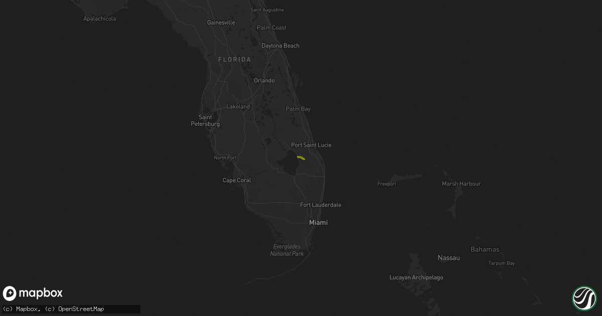 Hail map on April 2, 2019