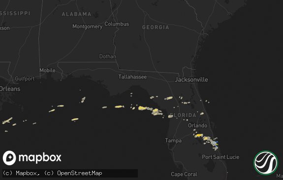 Hail map preview on 04-02-2022