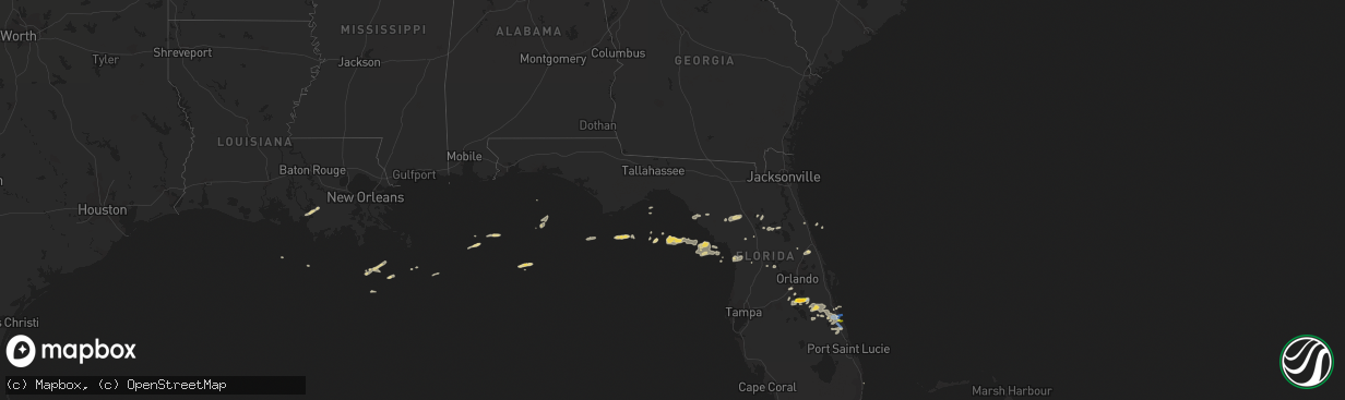 Hail map on April 2, 2022