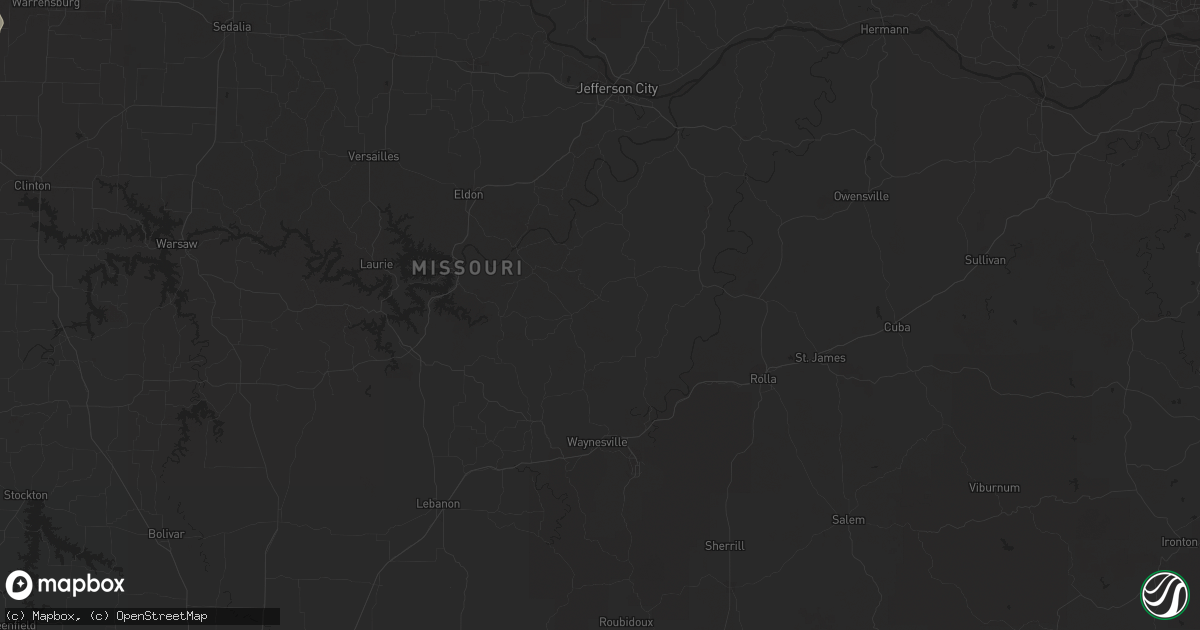 Hail map in Kansas City, MO on April 3, 2011