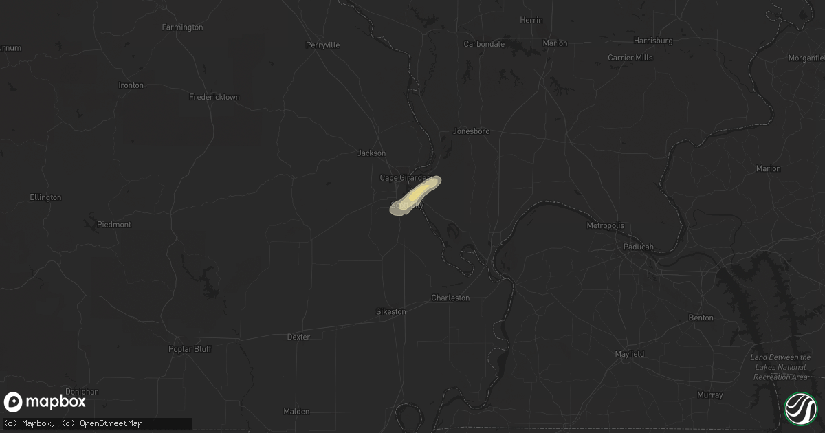 Hail map in Scott City, MO on April 3, 2017