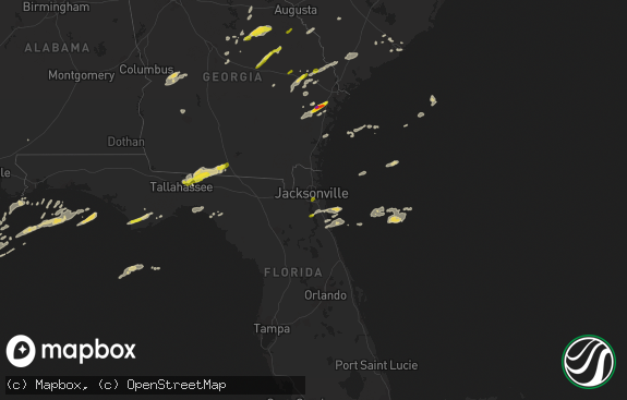 Hail map preview on 04-03-2017