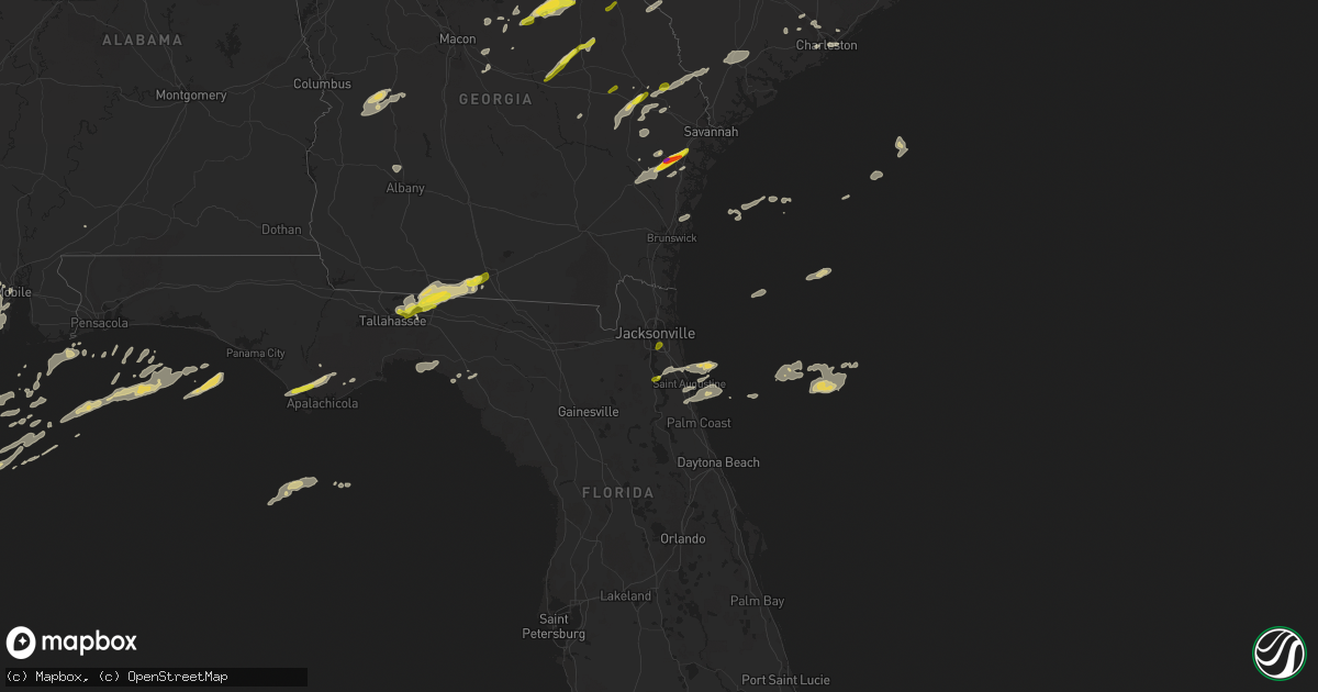 Hail map on April 3, 2017