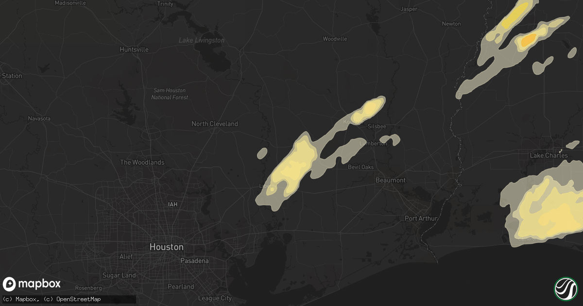 Hail map in Hull, TX on April 3, 2019