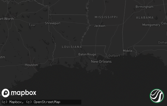 Hail map preview on 04-03-2022