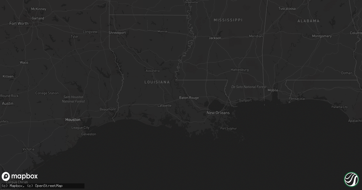 Hail map on April 3, 2022