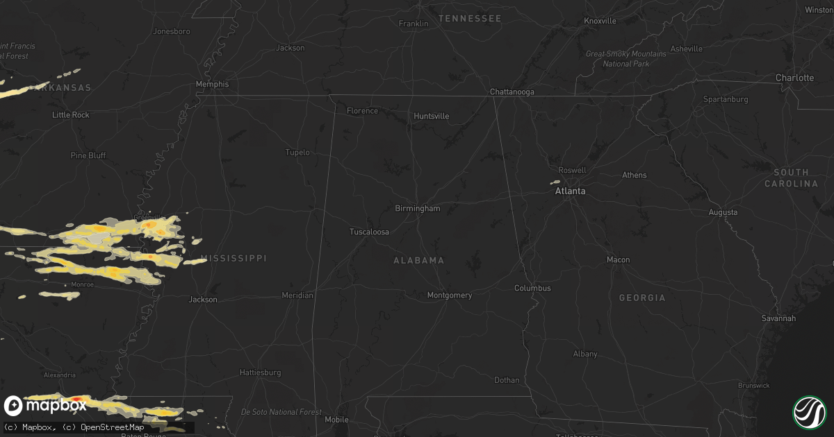 Hail map in Kentucky on April 4, 2012