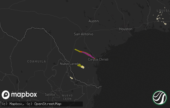 Hail map preview on 04-04-2014